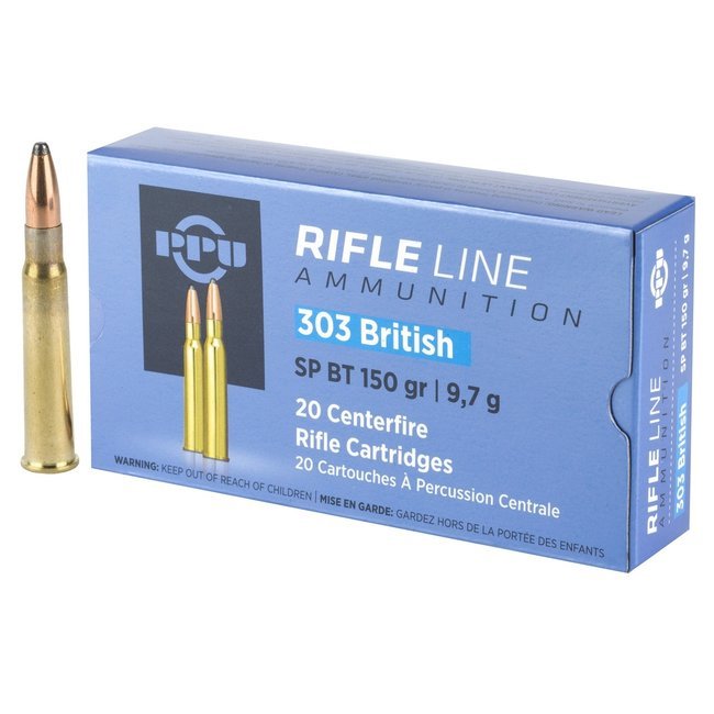 PPU 303 BRITISH SP BT 150 GR 20 ROUNDS PPU 303 BRITISH SP BT 150 GR 20 ROUNDS